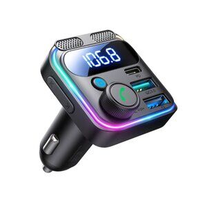 NIB - Multifunctional Car Wireless FM Transmitter, Hand-Free Adapter and Charger